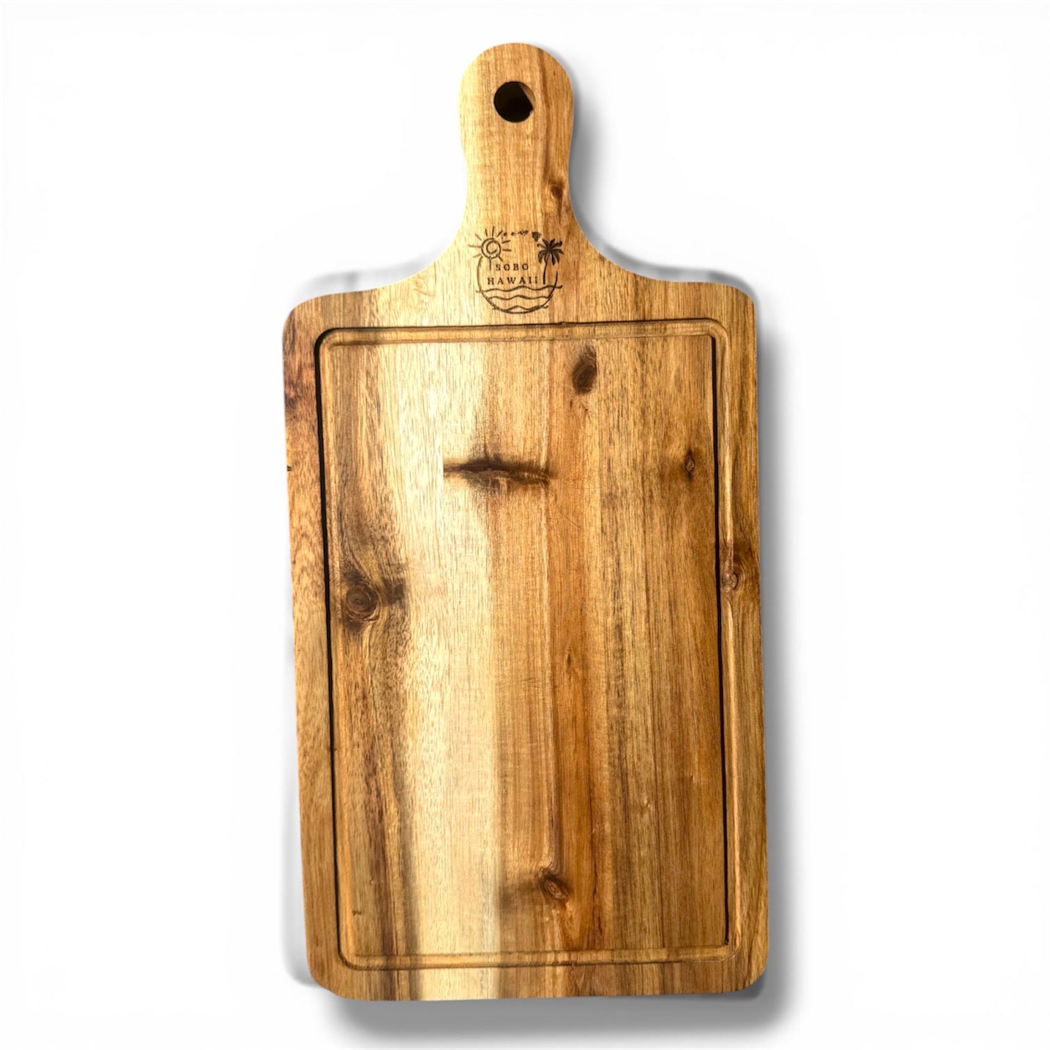 Hawaiian Honu Abalone Shell Inlay Cutting Board