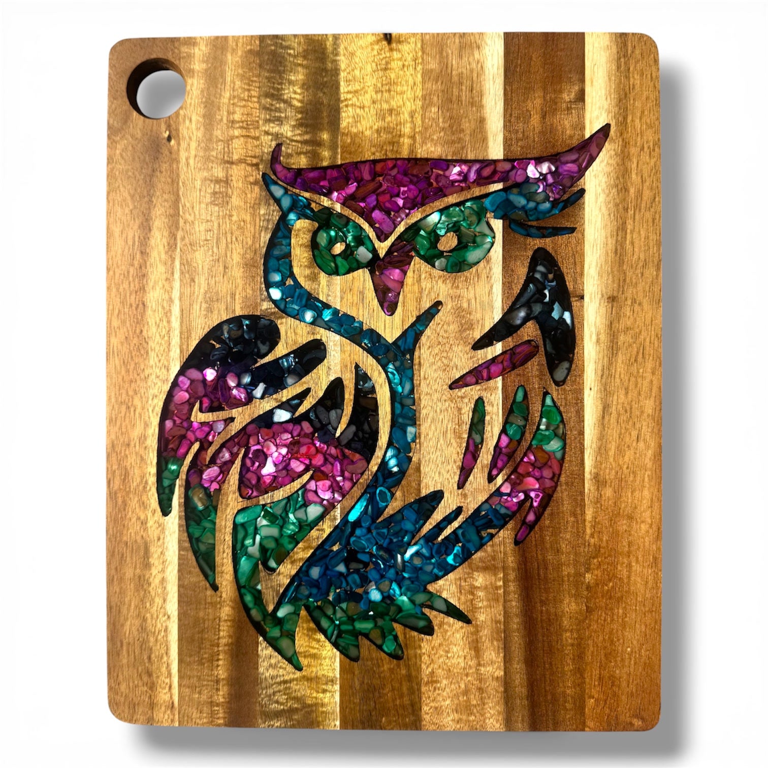 Pueo Owl Shale Cutting Board
