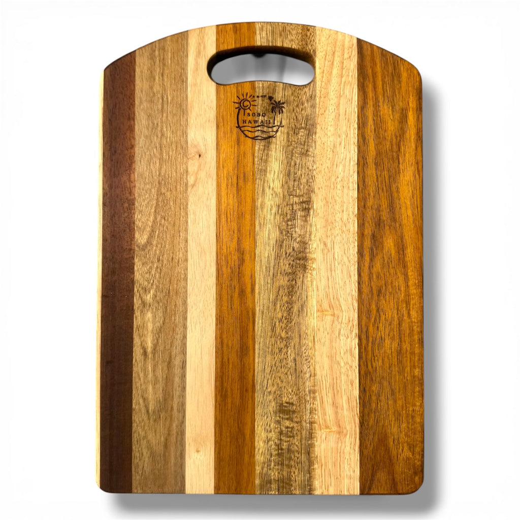 Rainbow Honu (Turtle) Islands Cutting Board