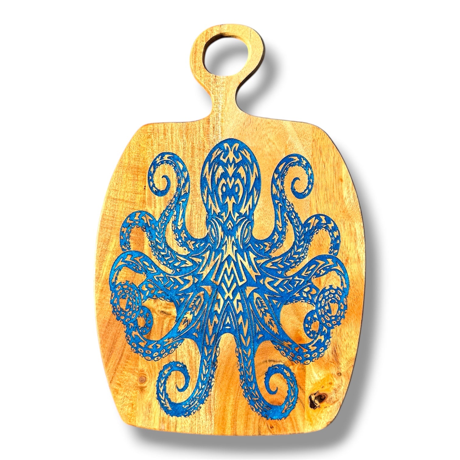 Octopus (Hawaiian He'e) Cutting Board