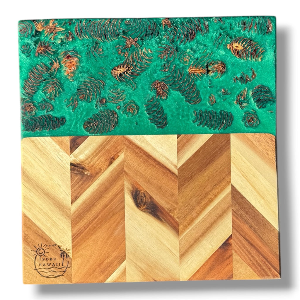 Pine Cone Cutting Board