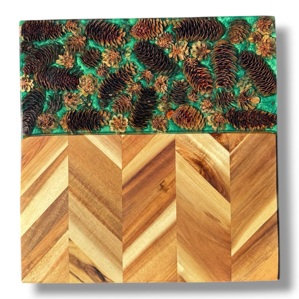 Pine Cone Cutting Board
