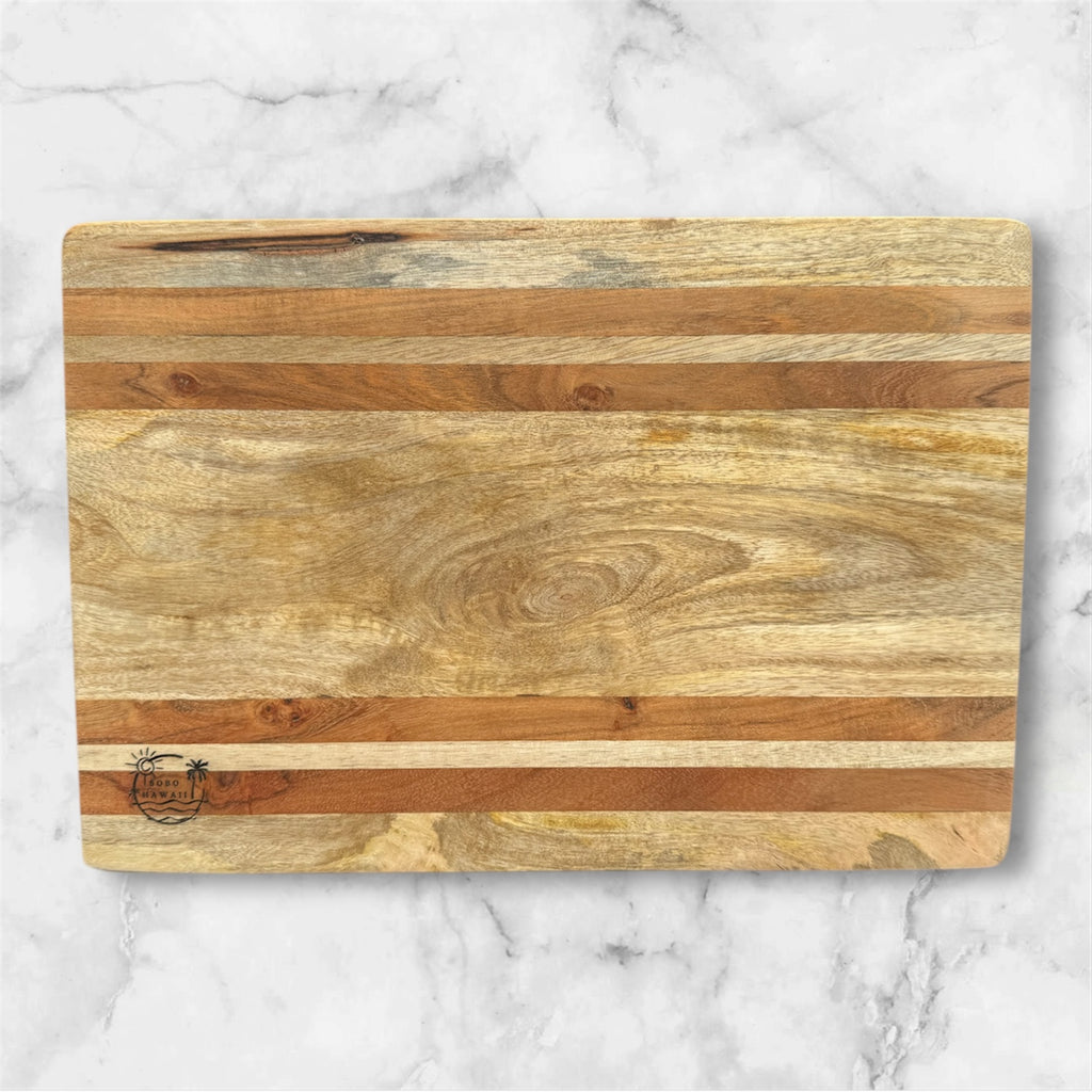 Hawaiian Fire Dancing Mango Wood Cutting Board