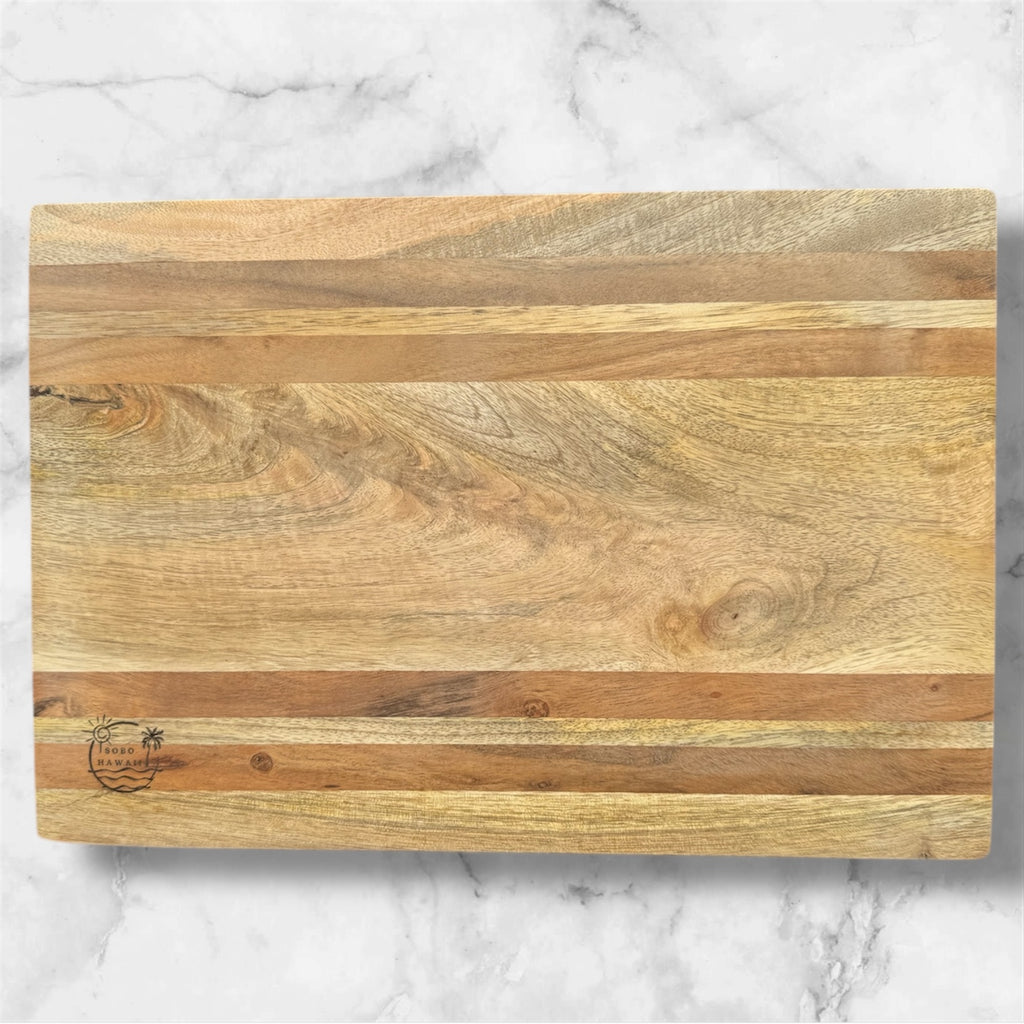 Hawaiian Fire Dancing Mango Wood Cutting Board