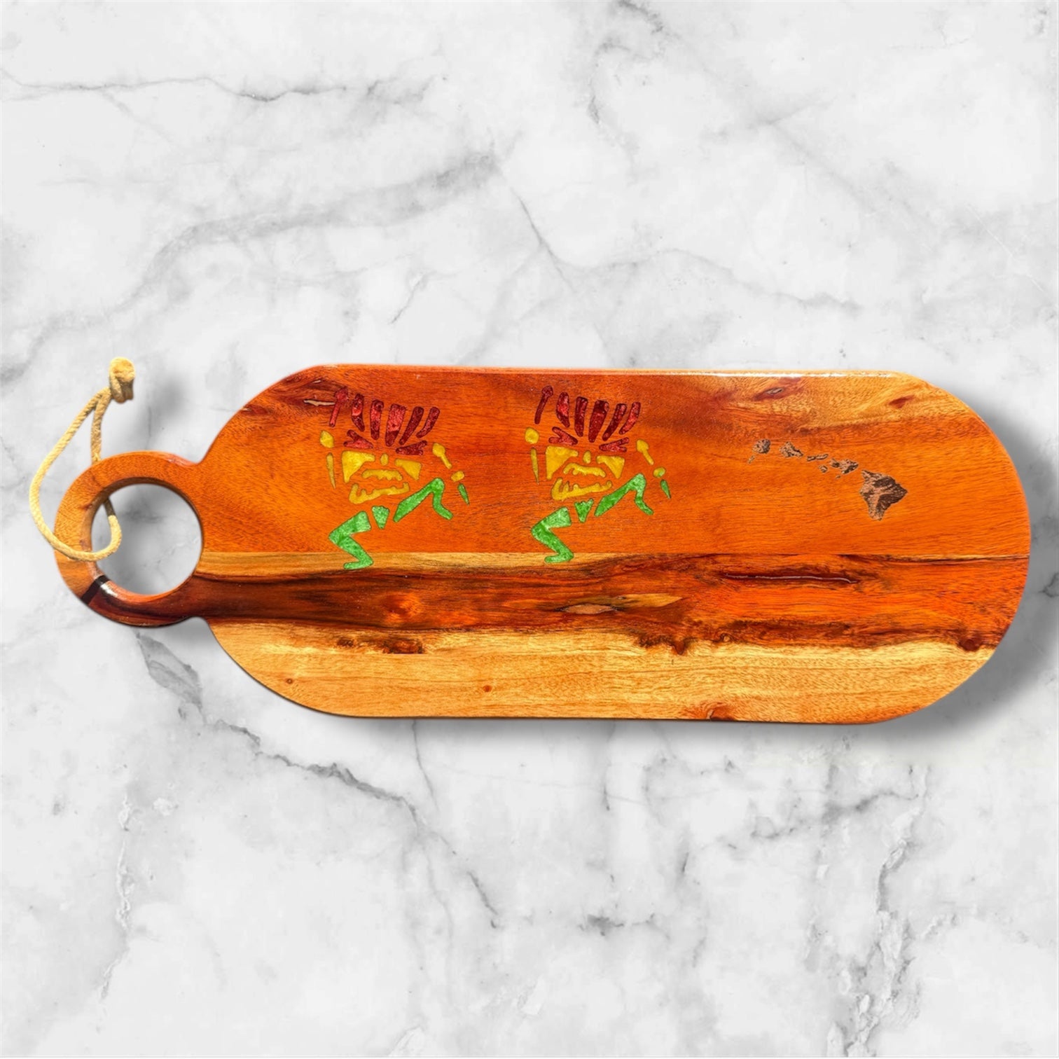 Tiki Men Dancing Cutting Board