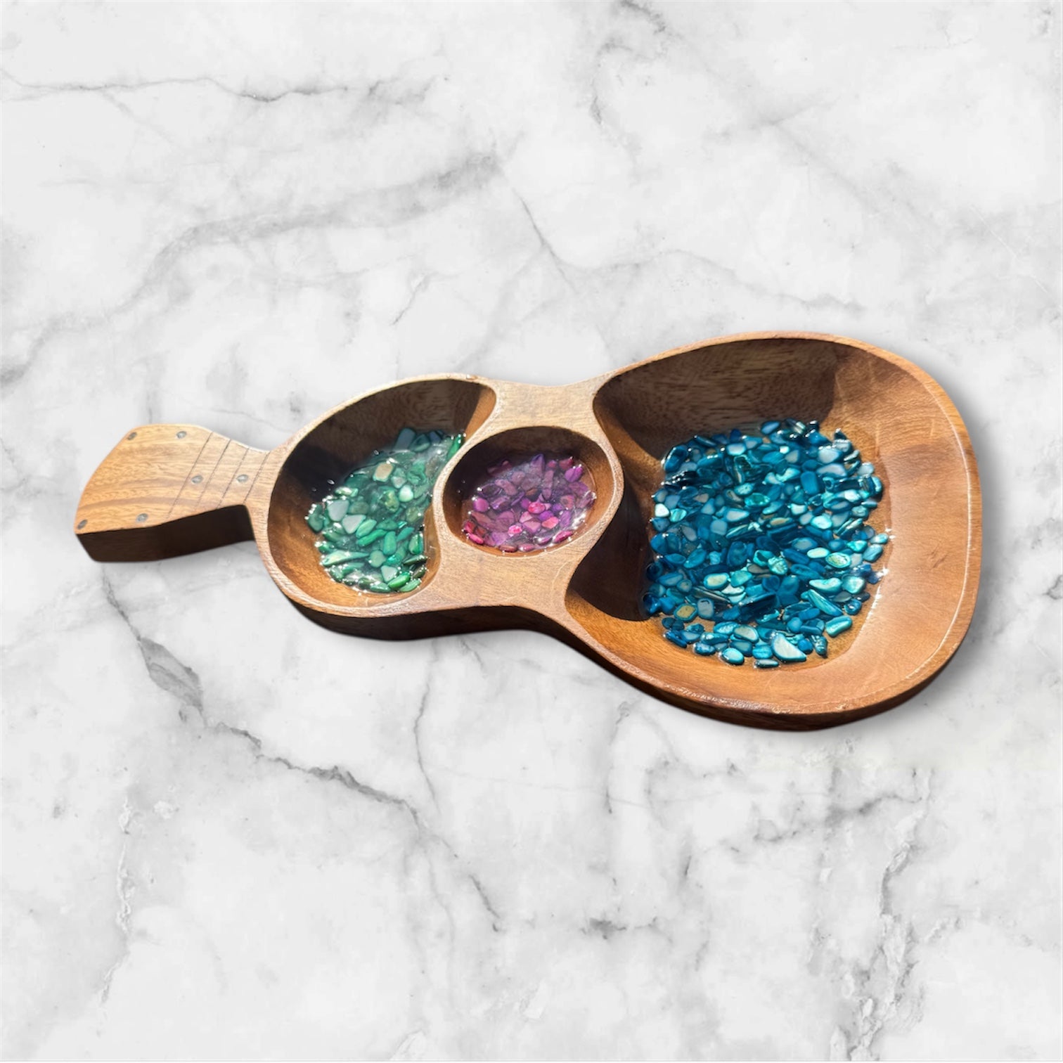 Ukulele Bowls - Shale Inlay