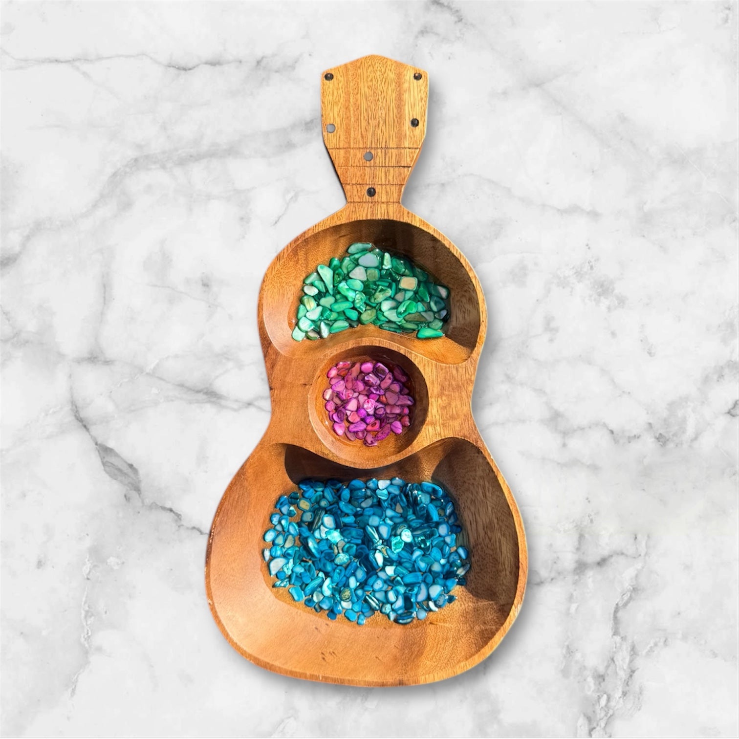 Ukulele Bowls - Shale Inlay