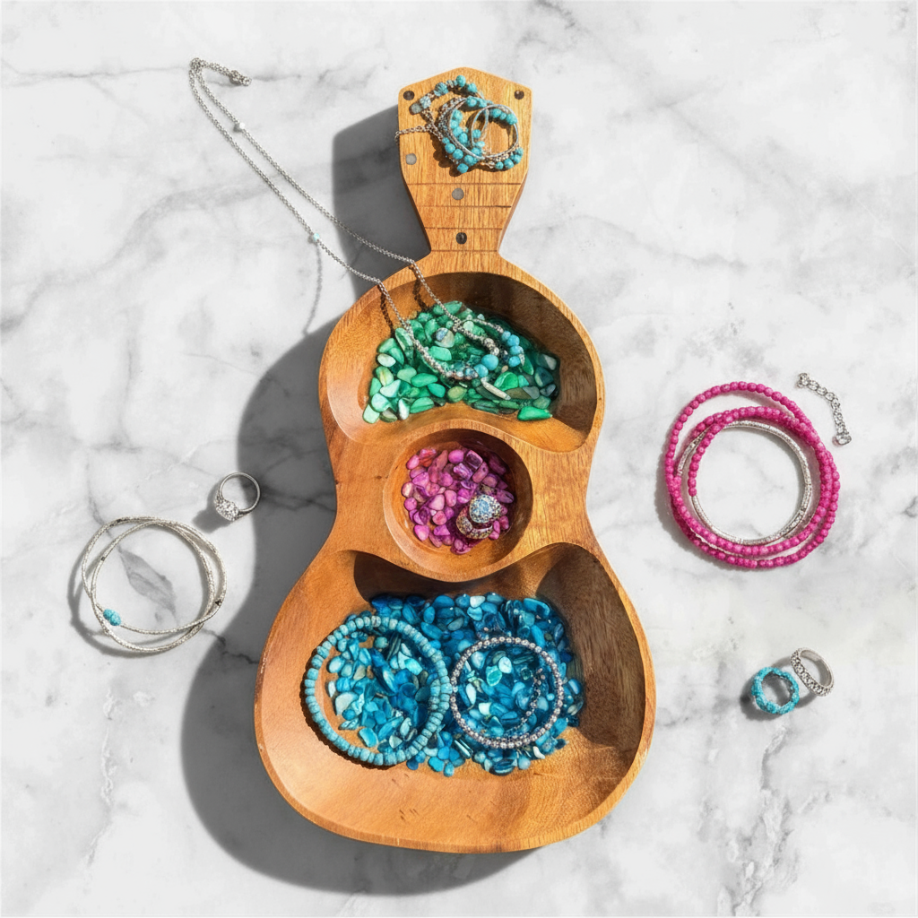 Ukulele Bowls - Shale Inlay