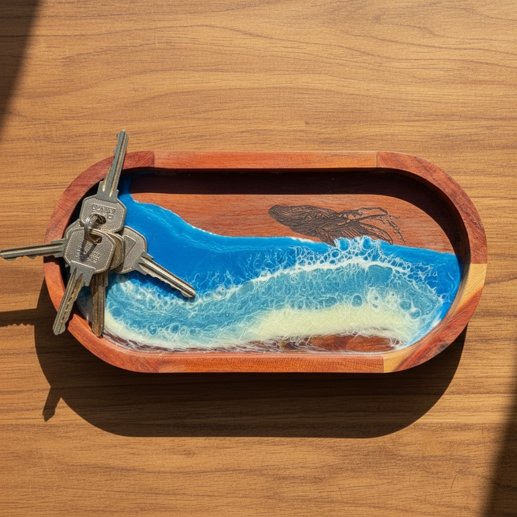Breaching Whale Tray