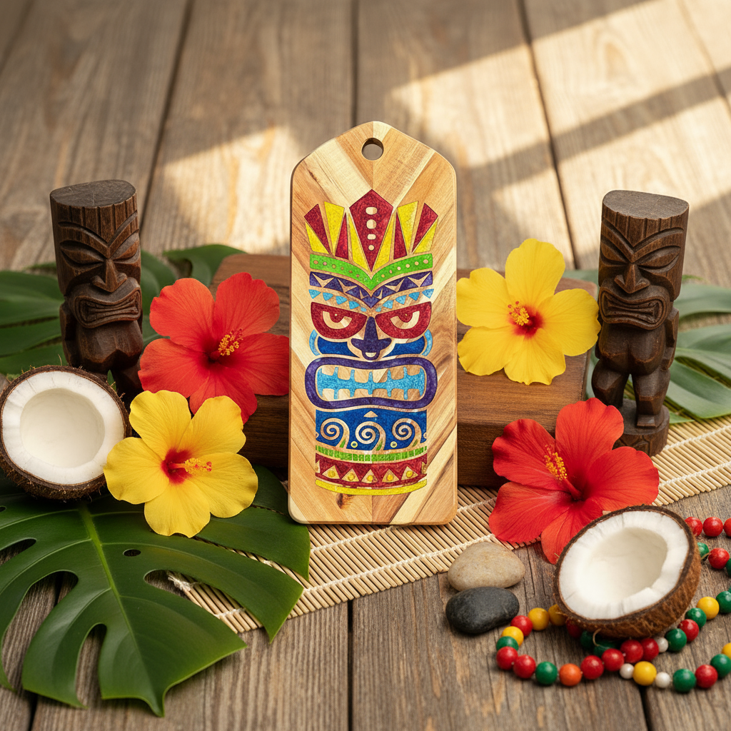 Tiki Man Cutting Board
