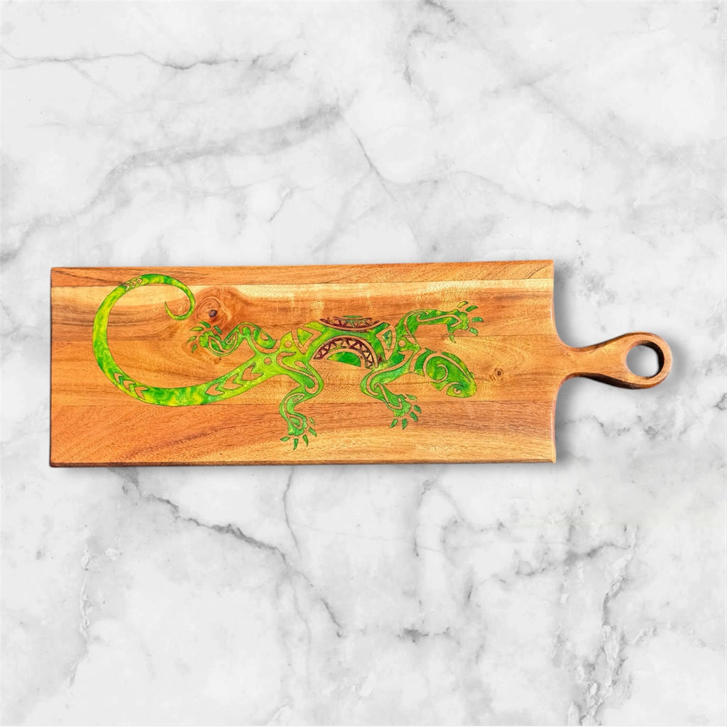 Tribal Gecko Cutting Board