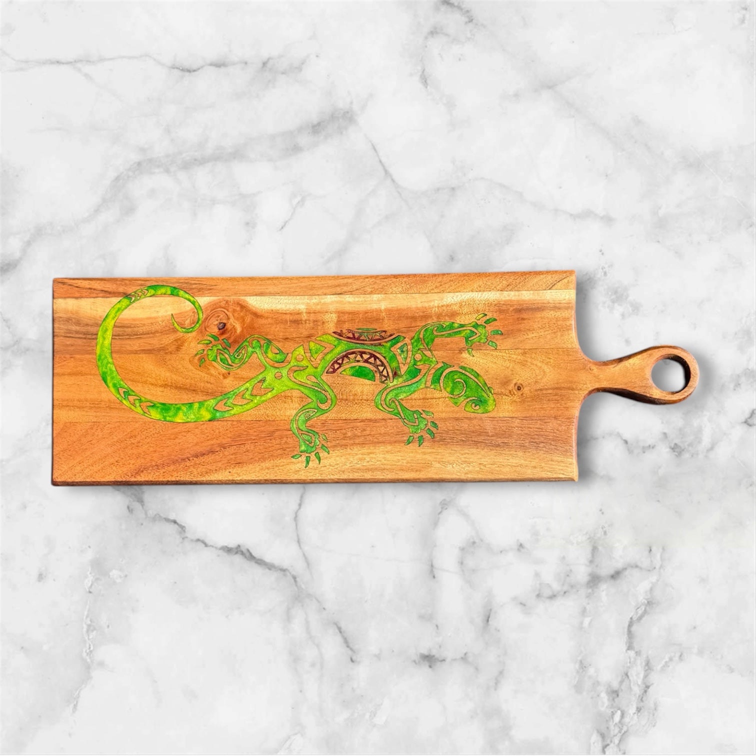 Tribal Gecko Cutting Board