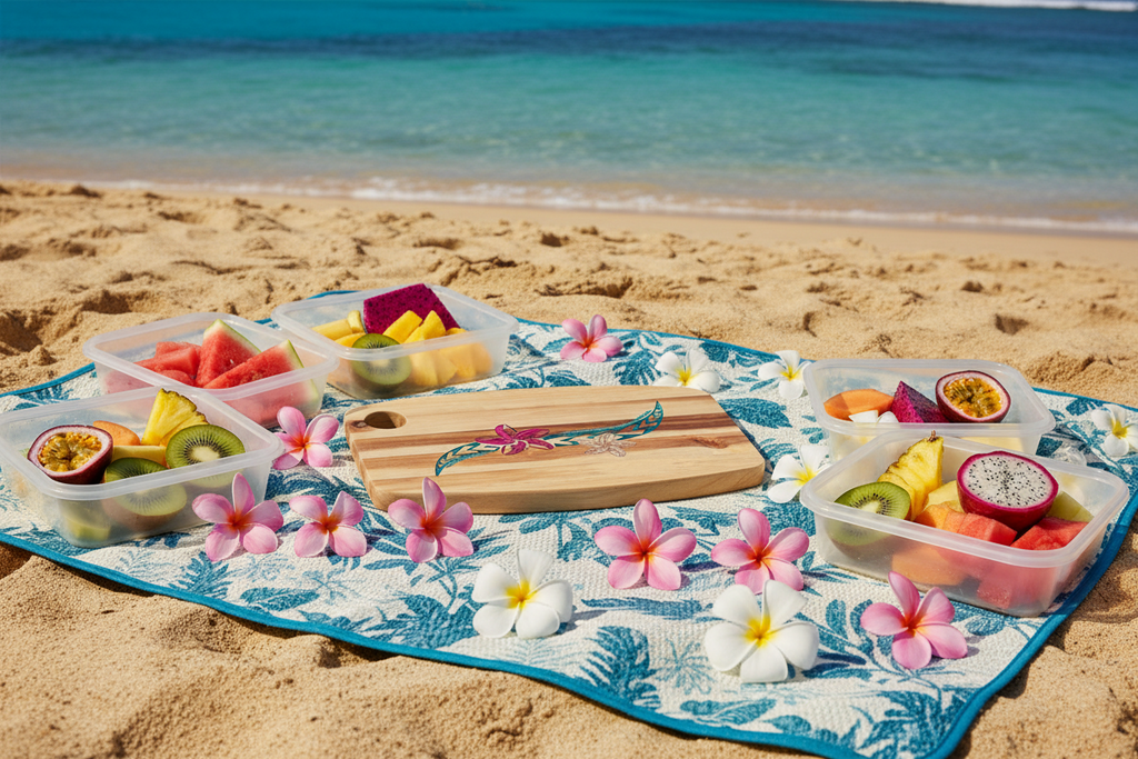 Tribal Plumeria Cutting Board
