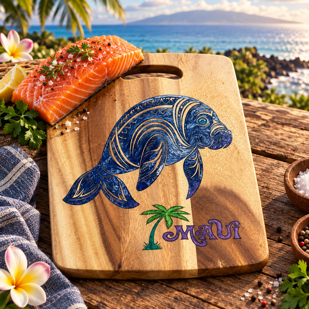 Hawaiian Monk Seal Cutting Board