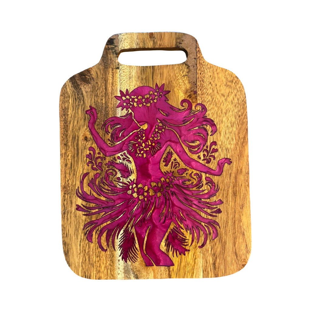 Small Hula Girl  Cutting Board