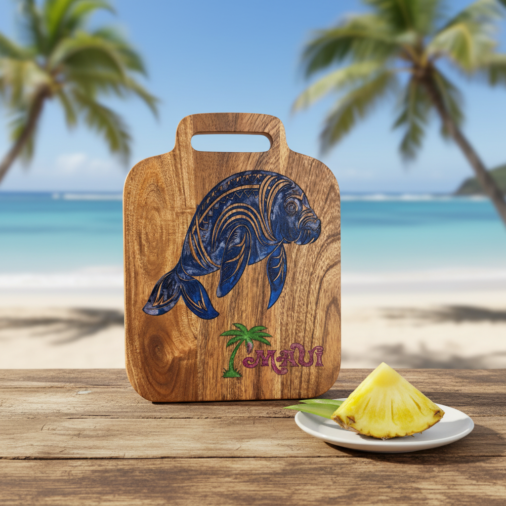 Small Hawaiian Monk Seal Cutting Board