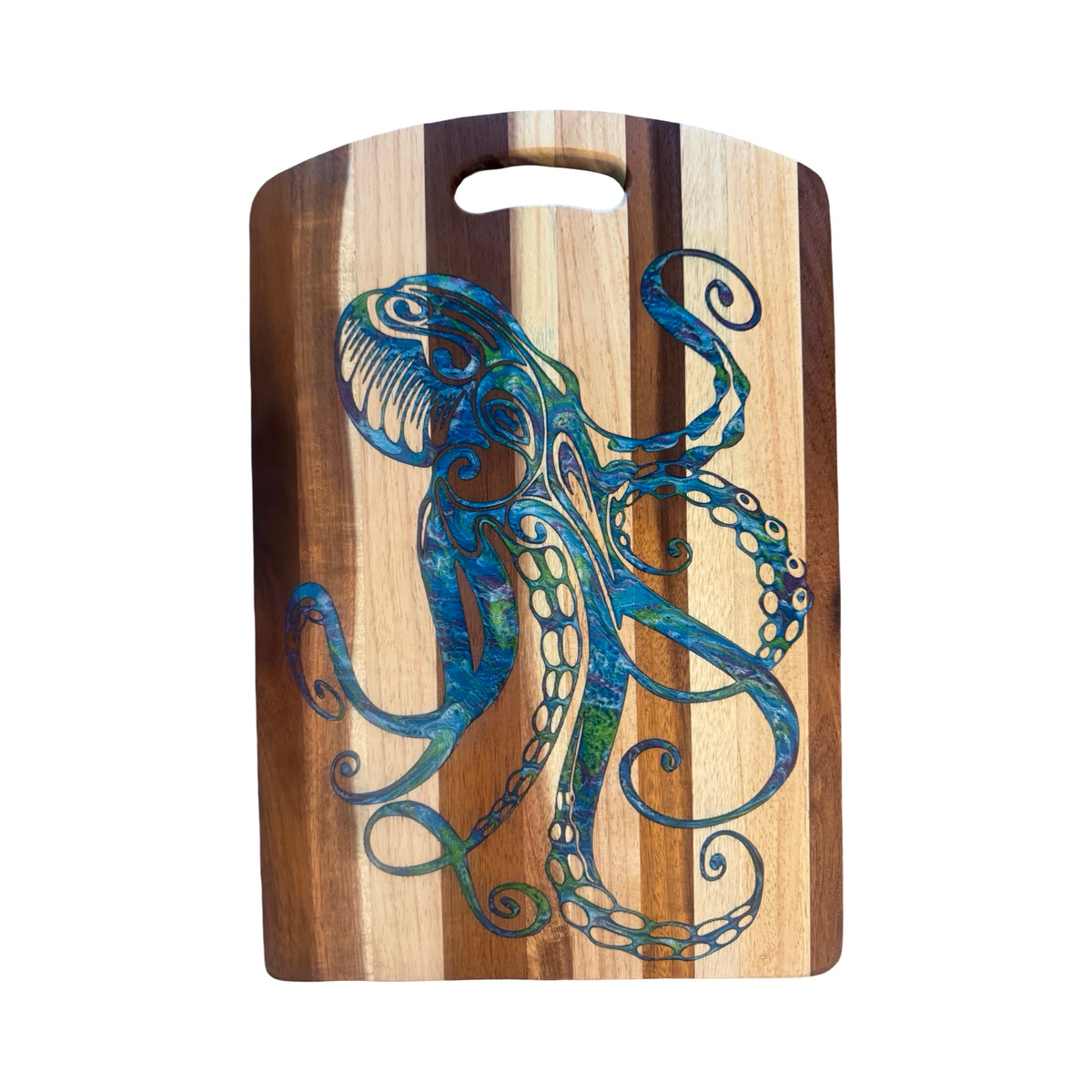 Octopus (Hawaiian He'e) Cutting Board