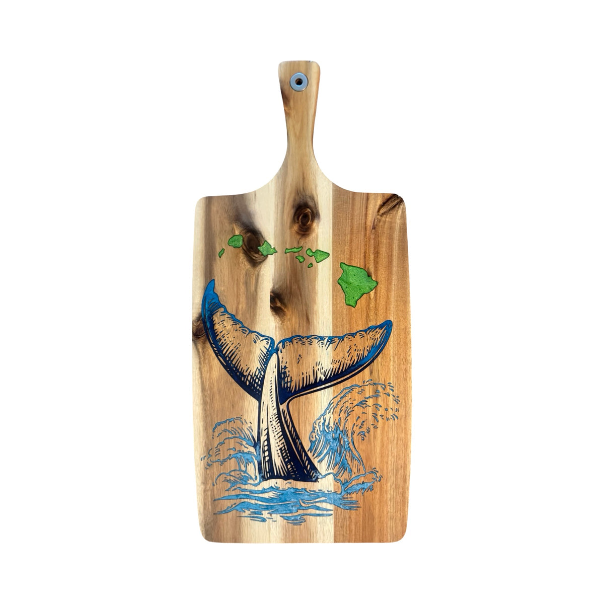 Whale Tail Islands Cutting Board