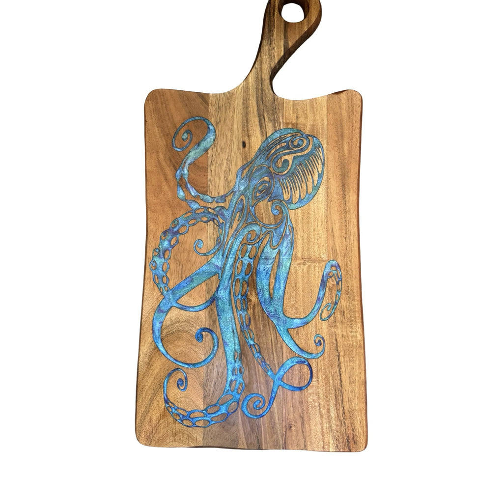 Octopus (Hawaiian He'e) Cutting Board